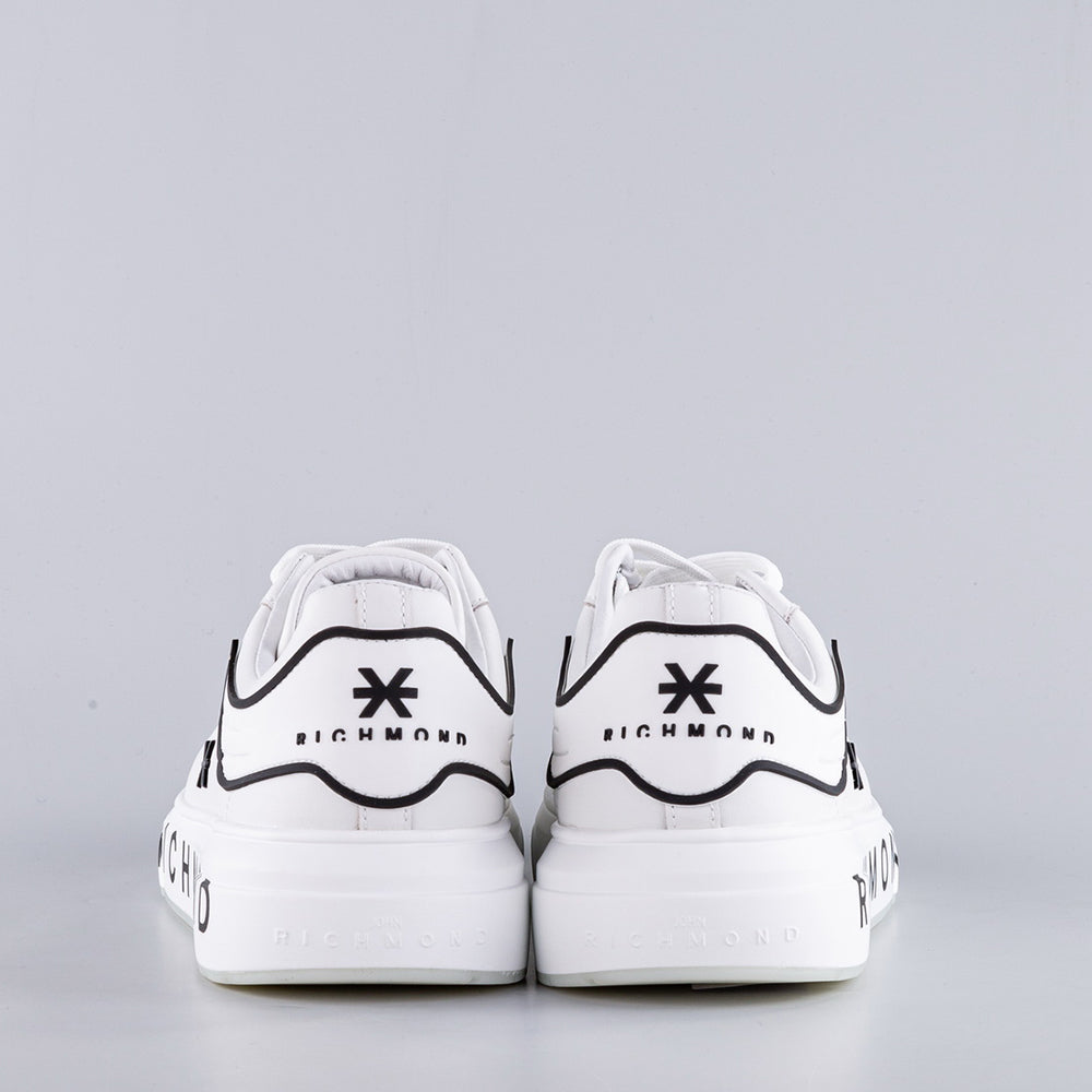 JOHN RICHMOND Herren-Sneaker aus weißem Leder 27327