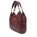 Borsa Donna Hobo a Spalla GUESS Linea Eda Colore Burgundy