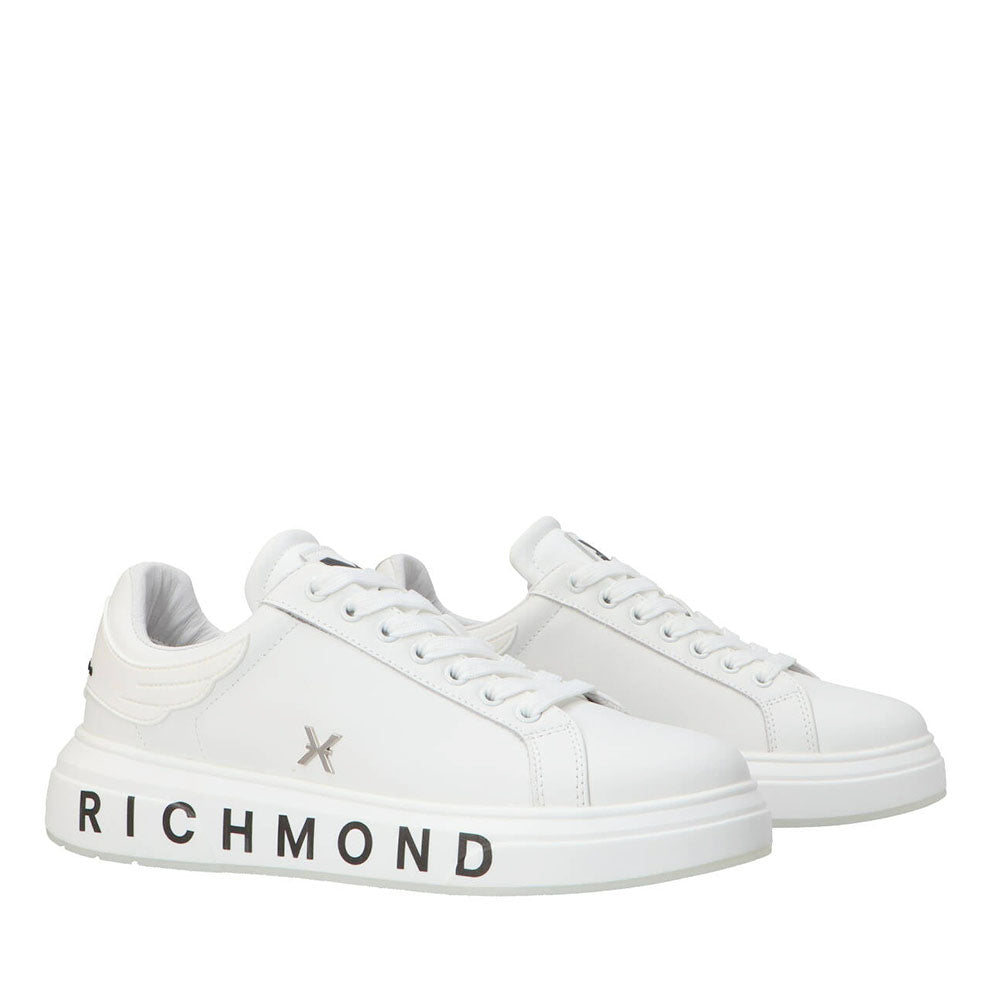 Sneakers Uomo JOHN RICHMOND in Pelle Bianca 29101