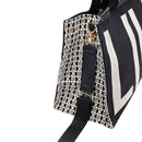 Tote Bag Large LIU JO in Tessuto Jacquard Monogram Nero