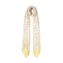 Foulard Donna 120 x 120 cm LIU JO Better Giallo con Logo