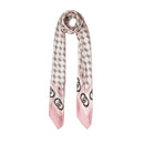 Foulard Donna 120 x 120 cm LIU JO Better Rosa con Logo