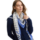 LIU JO
Damen Schal 120x120cm in der Farbe Better Blue mit Logo