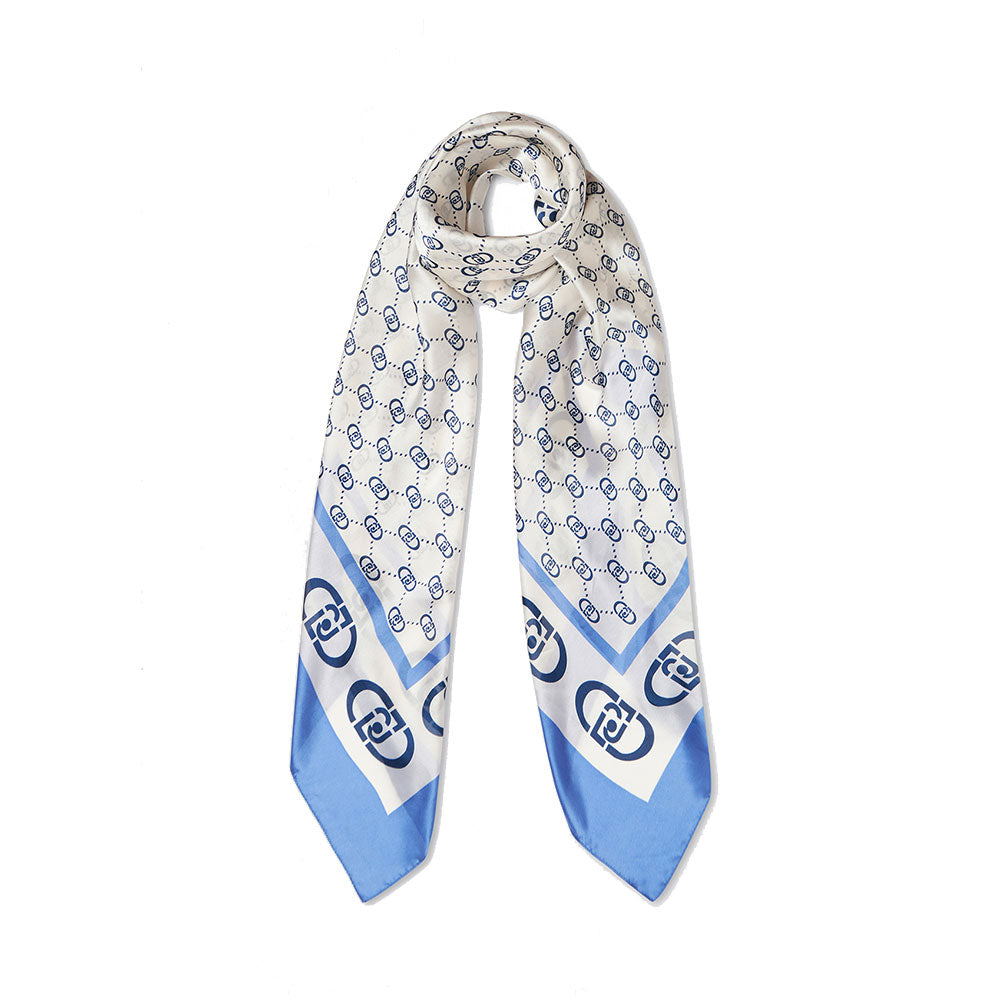 LIU JO
Damen Schal 120x120cm in der Farbe Better Blue mit Logo
