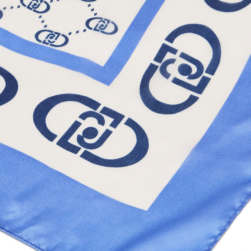 LIU JO
Damen Schal 120x120cm in der Farbe Better Blue mit Logo