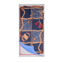 Stola Donna 90 x 180 cm LIU JO Better Blu con Motivo Grafico con Logo