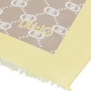 Stola Donna 90 x 180 cm LIU JO in Modal Beige con Logo
