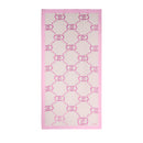 Stola Donna 90 x 180 cm LIU JO in Modal Rosa con Logo