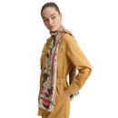 LIU JO
Damen Stola 90x180cm mit Beige Floral Animal Print 