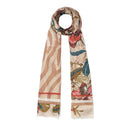 LIU JO
Damen Stola 90x180cm mit Beige Floral Animal Print 