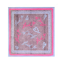 LIU JO Better 
Damen Schal 120 x 120 cm mit Animal Print in Dunkelrosa