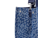 Tote Bag Large LIU JO in Denim stampa Animalier