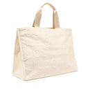 Großer Shopper LIU JO aus cremweißem Strick mit Jacquard-Logo