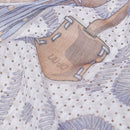 Foulard Donna 120 x 120 cm LIU JO in Tessuto Stampato Blu Scuro