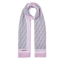 Stola Donna 70 x 180 cm LIU JO in Tessuto Rosa stampa LJ All Over