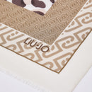 Stola Donna 90 x 180 cm LIU JO in Modal stampa Animalier Naturale