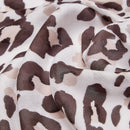 Stola Donna 90 x 180 cm LIU JO in Modal stampa Animalier Naturale