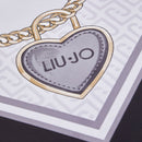 Women's Silk Scarf 120 × 120 cm LIU JO in Black Bow Print Fabric