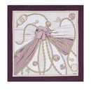 Foulard Donna 120 x 120 cm LIU JO in Tessuto stampa Fiocco Marrone