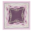 Foulard Donna 120 x 120 cm LIU JO in Tessuto Riciclato Rosa Stampa Nastri