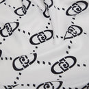 Foulard Donna 120 x 120 cm LIU JO con Logo Monogram Nero