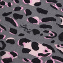 Foulard Donna 120 x 120 cm LIU JO motivo Animalier con Logo Nero