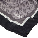 Foulard Donna 120 x 120 cm LIU JO stampa Floreale con Logo Nero