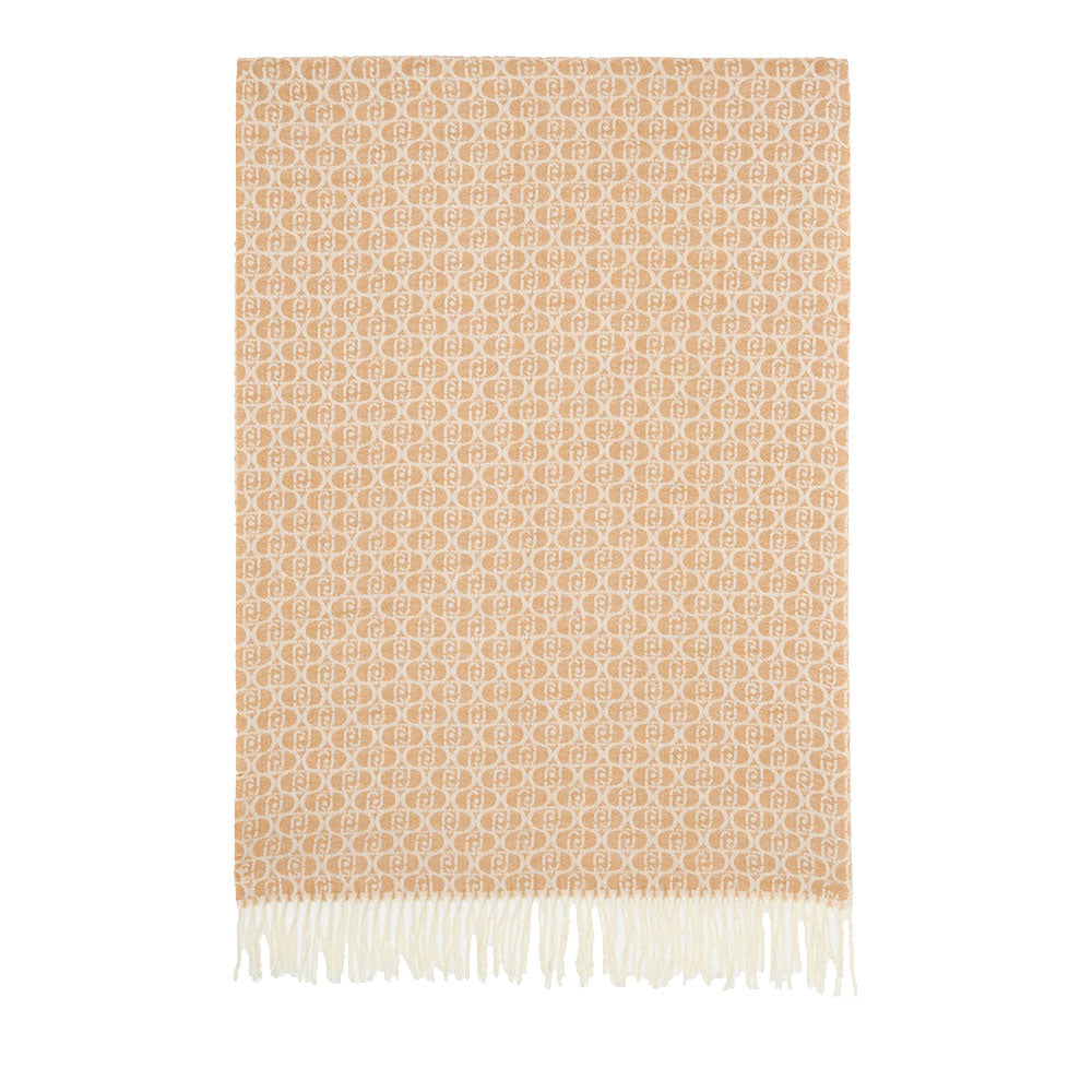 Stola Donna 65 x 180 cm LIU JO in Tessuto Jacquard color Cammello