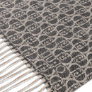 Stola Donna 65 x 180 cm LIU JO in Tessuto Jacquard Nero