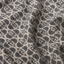 Stola Donna 65 x 180 cm LIU JO in Tessuto Jacquard Nero