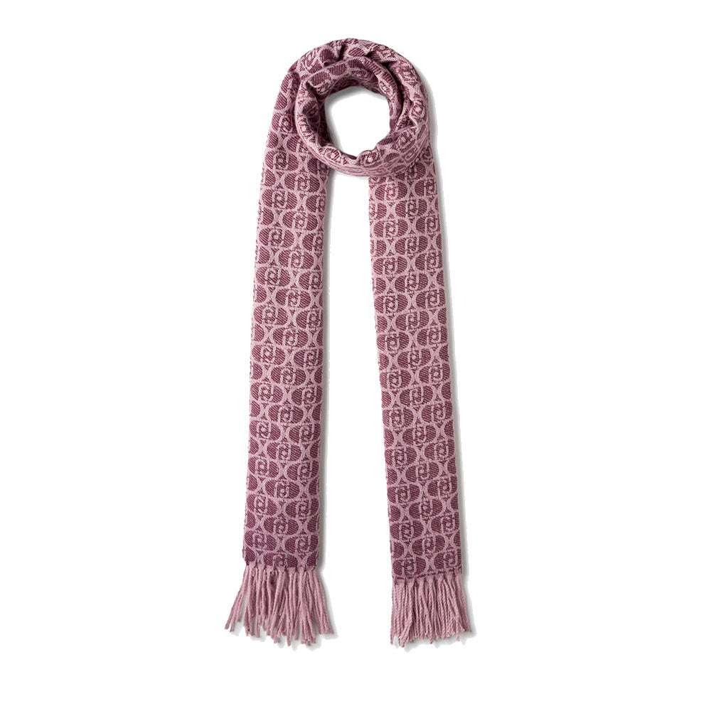 Stola Donna 65 x 180 cm LIU JO in Tessuto Jacquard Rosso