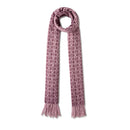 Stola Donna 65 x 180 cm LIU JO in Tessuto Jacquard Rosso