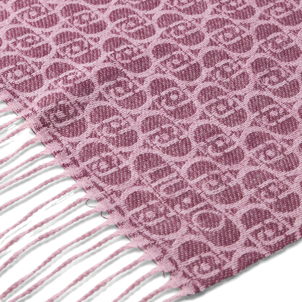 Stola Donna 65 x 180 cm LIU JO in Tessuto Jacquard Rosso