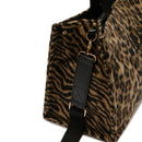 Shopping Bag Donna LIU JO in Tessuto stampa Brown Animalier
