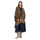 Poncho Donna LIU JO in Tessuto stampa Animalier con Logo Jacquard
