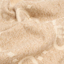 Stola Donna 70 x 180 cm LIU JO in Misto Viscosa Beige con Logo Monogram Jacquard All Over