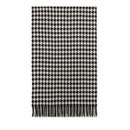 Stola Donna 67 x 185 cm LIU JO in Tessuto Jacquard con Motivo Vichy Nero