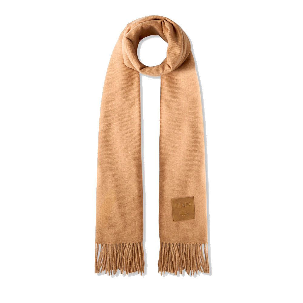 Stola Donna 70 x 180 cm LIU JO in Tessuto Garzato color Cammello