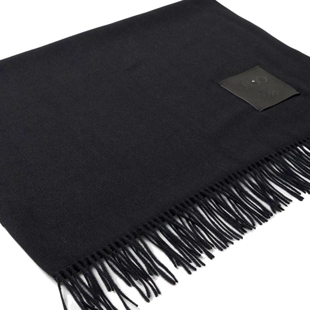 Stola Donna 70 x 180 cm LIU JO in Tessuto Garzato Nero