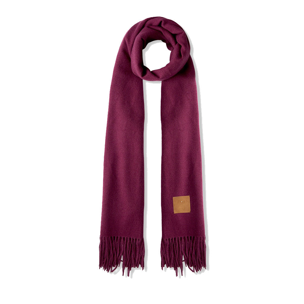 Stola Donna 70 x 180 cm LIU JO in Tessuto Garzato Rosso