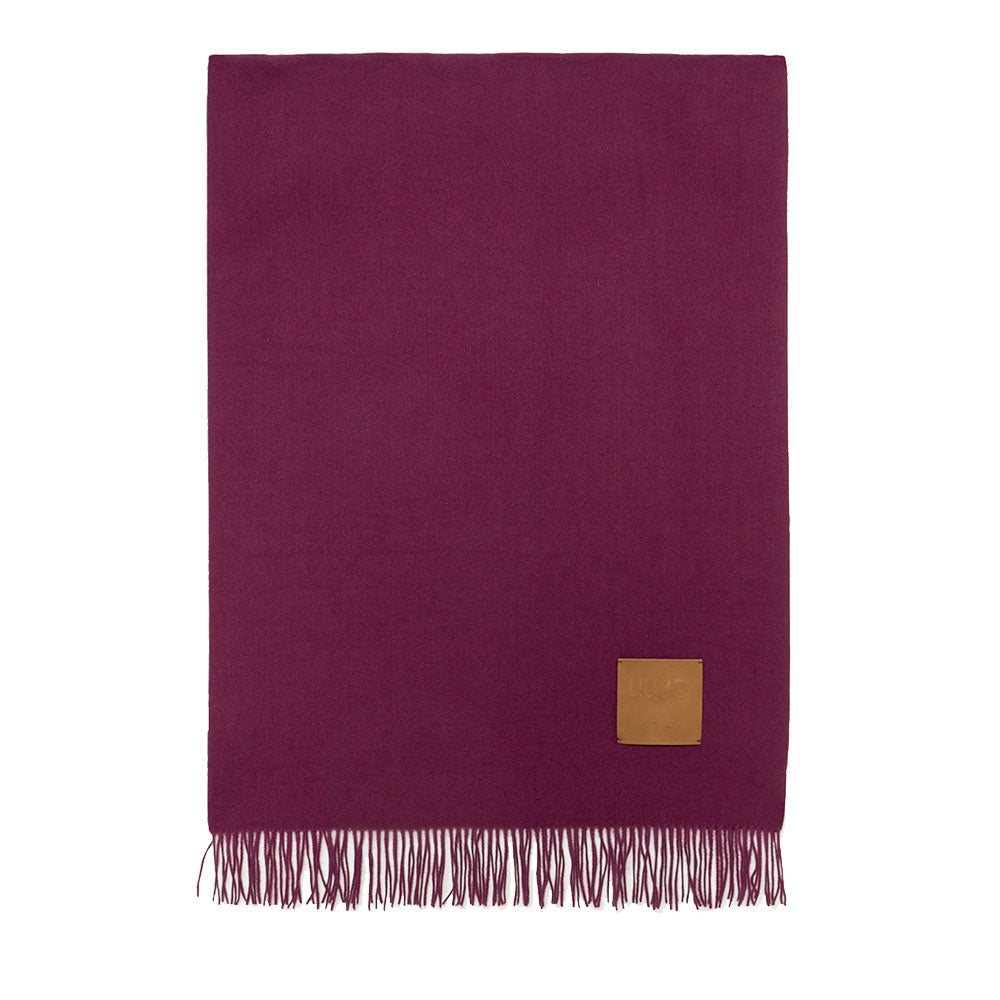 Stola Donna 70 x 180 cm LIU JO in Tessuto Garzato Rosso