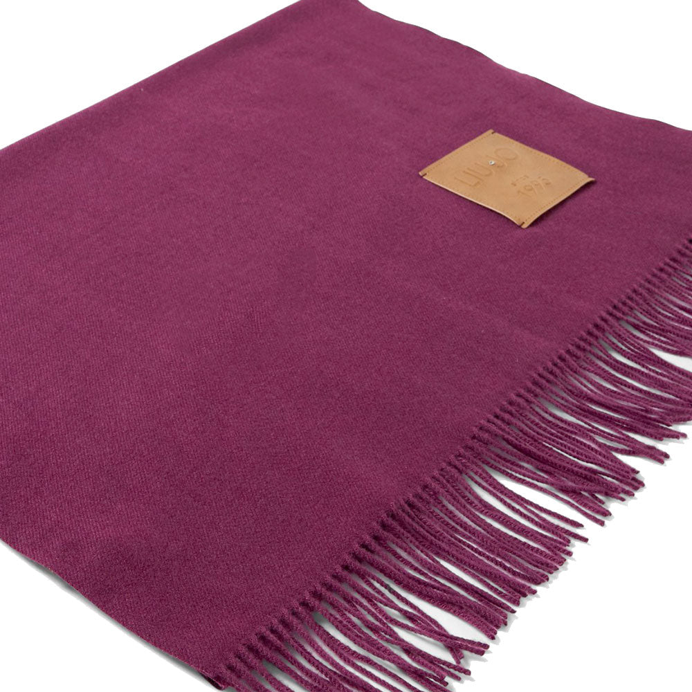 Stola Donna 70 x 180 cm LIU JO in Tessuto Garzato Rosso