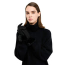 Guanti Donna LIU JO in Tessuto Nero con Inserto in Eco Pelliccia