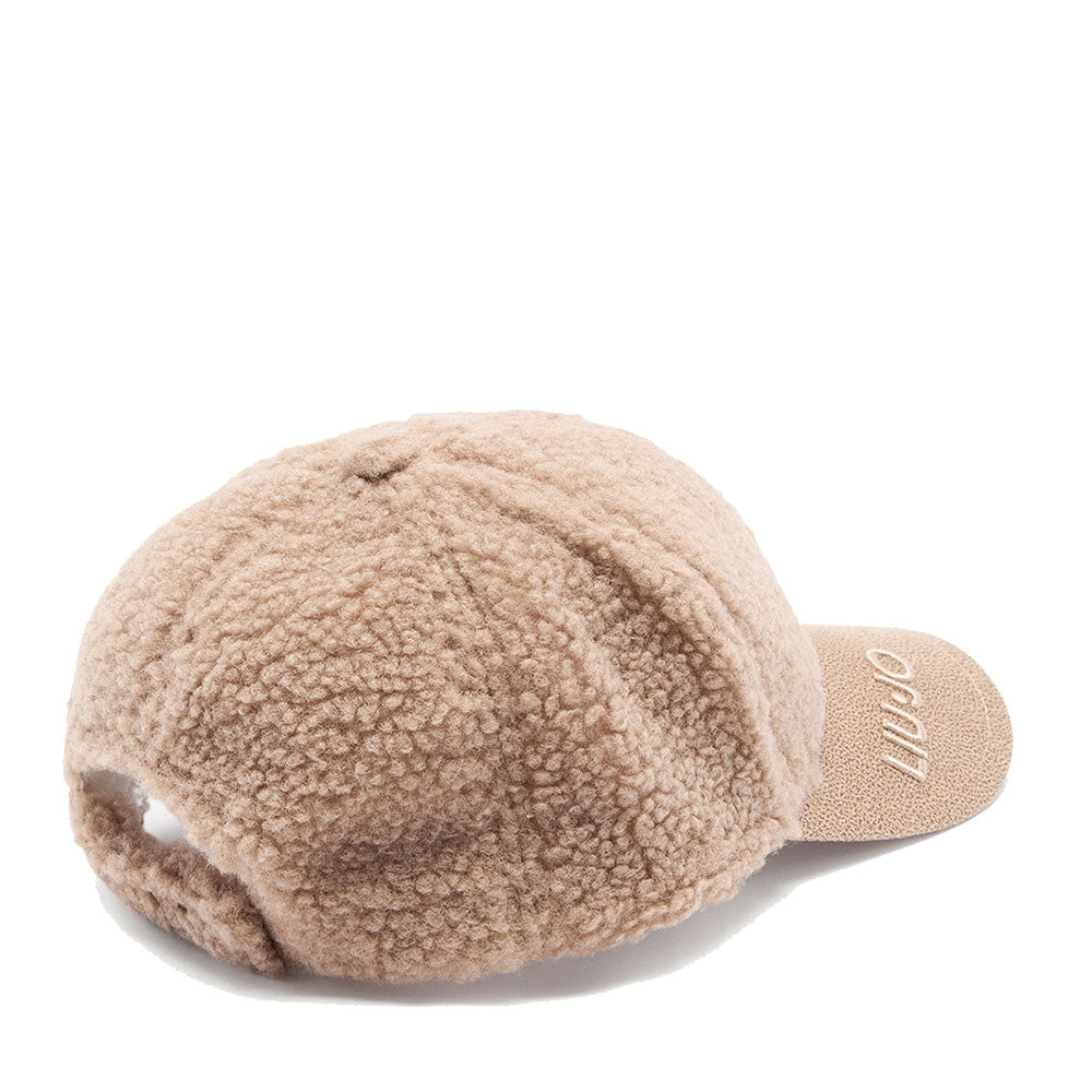 Cappello da Baseball Donna LIU JO in Eco Fur Beige