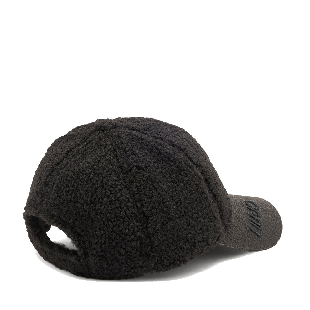 Cappello da Baseball Donna LIU JO in Eco Fur Nero