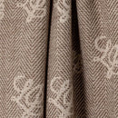 Sciarpa Donna 70 x 180 cm LIU JO in Misto Viscosa Testa di Moro con Logo