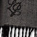 Sciarpa Donna 70 x 180 cm LIU JO in Misto Viscosa Nera con Logo