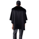 Cappa Donna LIU JO in Montone Sintetico Nero con Collo in Fake Fur