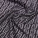 Stola Donna 180 x 70 cm LIU JO stampa Animalier con Cinturini Nero