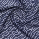 Stola Donna 180 x 70 cm LIU JO stampa Animalier con Cinturini Blu